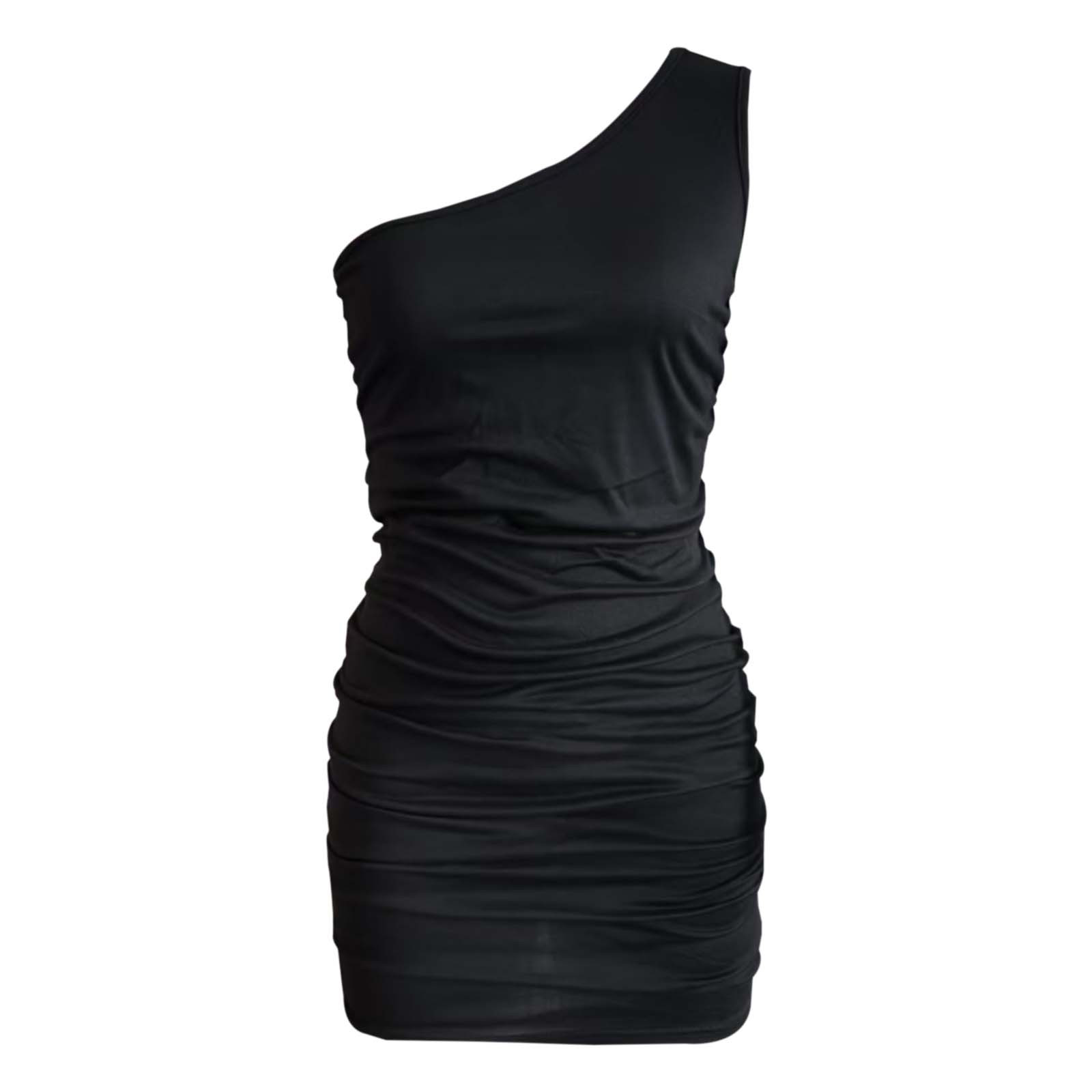 thumbnail image 4 of Vestido falda hip de color liso para mujer - Corte ajustado sin mangas, sexy para ocasiones informales de verano - Tallas S-XL, 4 of 5